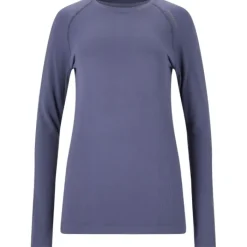 Endurance T-shirt Et Manches Longues Running^Halen Seamless Long Sleeves Tee Bleu