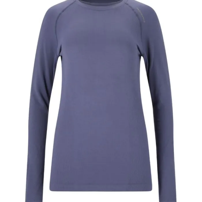 Endurance T-shirt Et Manches Longues Running^Halen Seamless Long Sleeves Tee Bleu