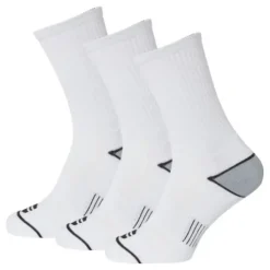 Endurance Chaussettes|Chaussettes Running^Hoope Crew Socks 3-Pack Blanc