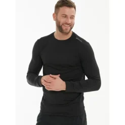 Endurance T-shirt Et Manches Longues Running^Hubend LS Noir