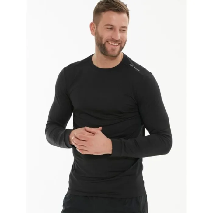 Endurance T-shirt Et Manches Longues Running^Hubend LS Noir