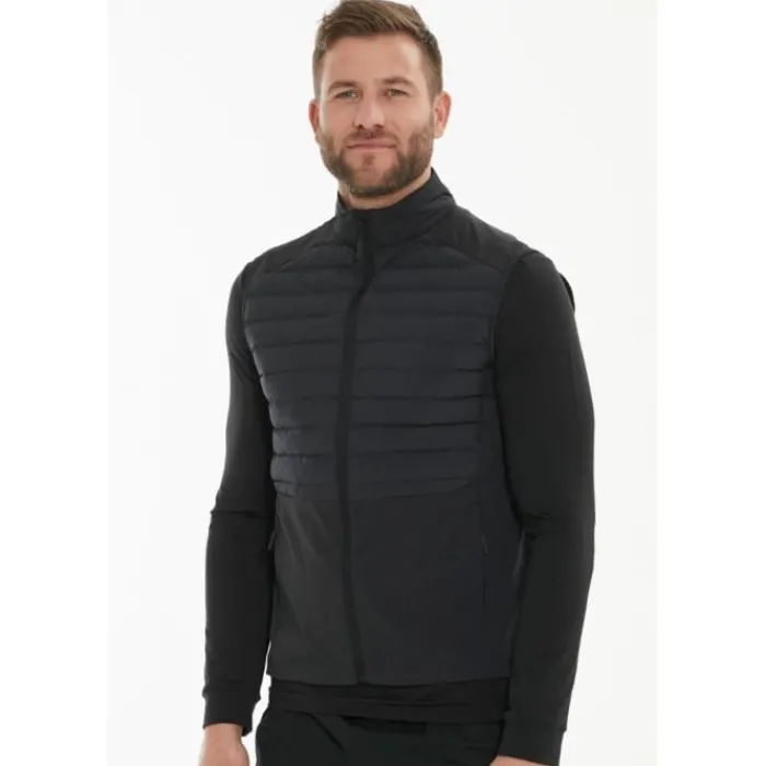 Endurance Gilet Running^Hybrid Vest - Primaloft Noir