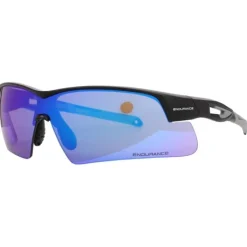 Endurance Lunettes De Running^Jacque Half-Frame Sports Glass Noir