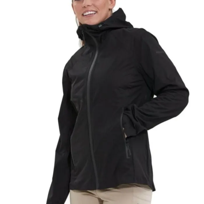 Endurance Veste Running^Kommy Waterproof Jacket w/hood Noir