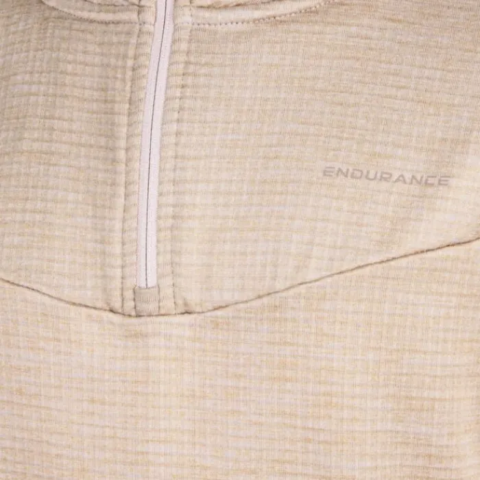 Endurance T-shirt Et Manches Longues Running^Ledger Waffle Midlayer Marron