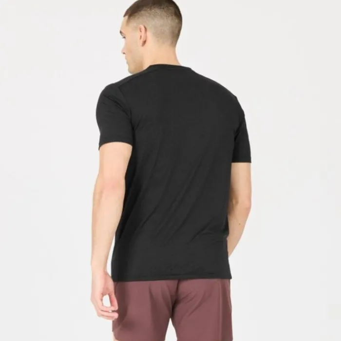 Endurance T-shirt Et Manches Longues Running^Loker Short Sleeve Tee Noir