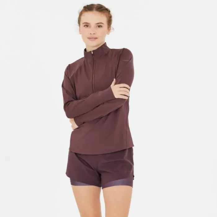 Endurance T-shirt Et Manches Longues Running^Lucile Midlayer Rouge