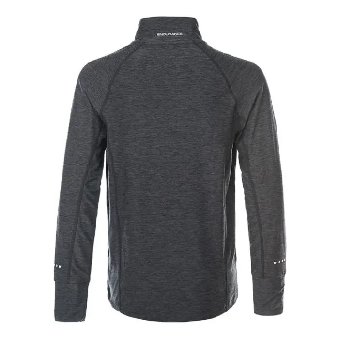 Endurance T-shirt Et Manches Longues Running^Melange Performance Midlayer Noir