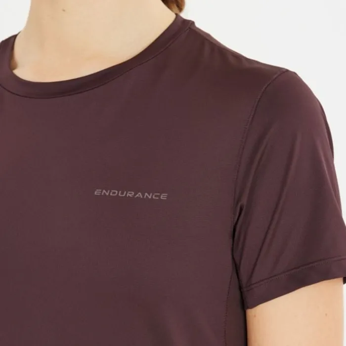 Endurance T-shirt Et Manches Longues Running^Nan S/S Tee Rouge