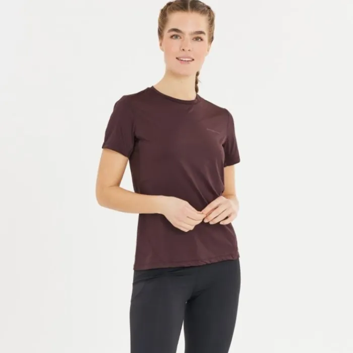 Endurance T-shirt Et Manches Longues Running^Nan S/S Tee Rouge