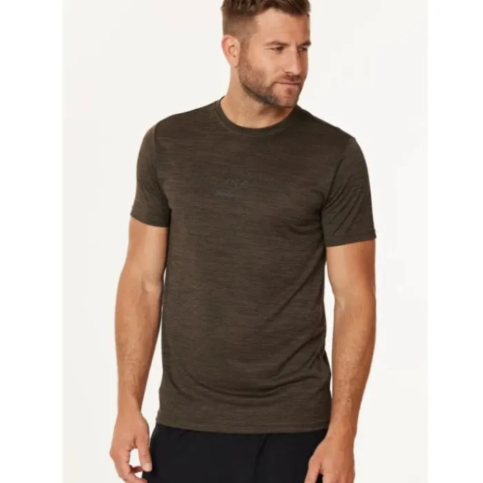 Endurance T-shirt Et Manches Longues Running^Portofino S/S performance Tee Marron