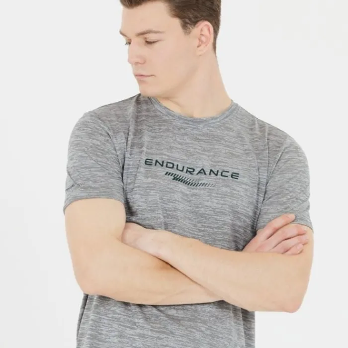 Endurance T-shirt Et Manches Longues Running^Portofino S/S performance Tee Gris