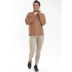Endurance Veste Running^Shela Jacket Marron