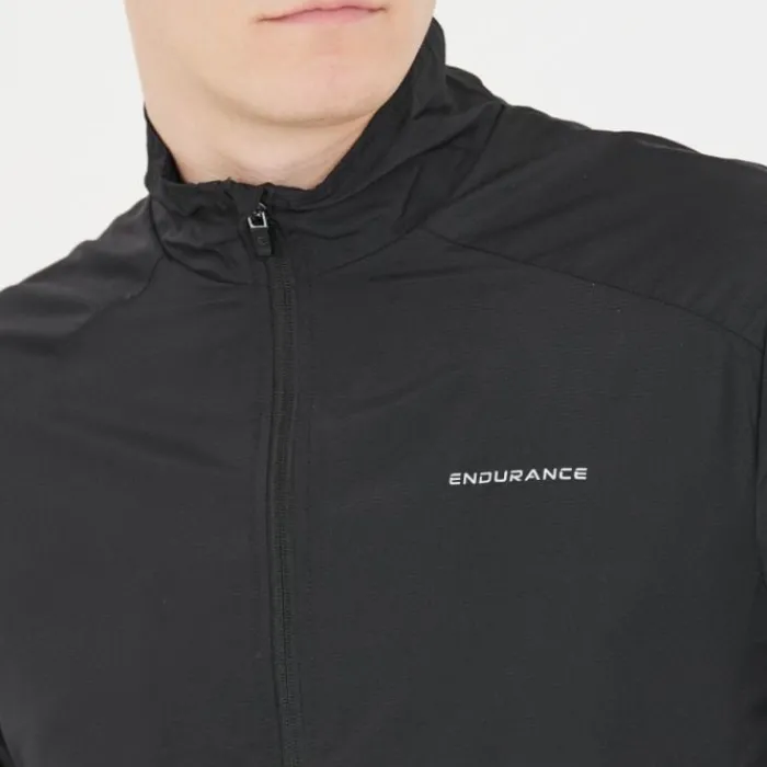 Endurance Veste Running^Sylas Jacket Noir