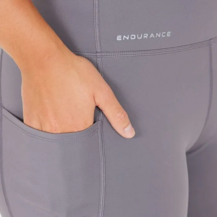 Endurance Short Running^Tathar Short Tights w/pocket Mauve