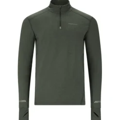 Endurance T-shirt Et Manches Longues Running^Tune Melange Midlayer Vert
