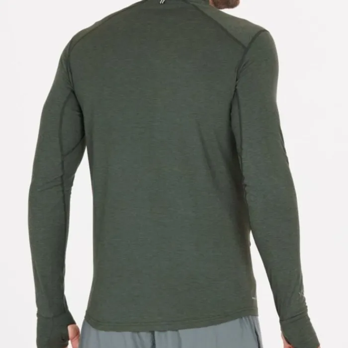 Endurance T-shirt Et Manches Longues Running^Tune Melange Midlayer Vert
