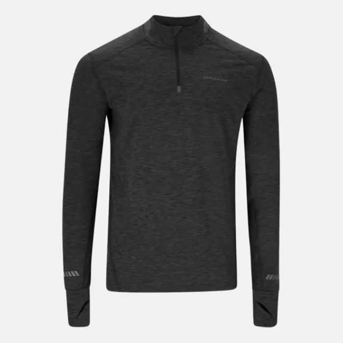 Endurance T-shirt Et Manches Longues Running^Tune Melange Midlayer