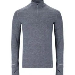 Endurance T-shirt Et Manches Longues Running^Tune Melange Midlayer Bleu
