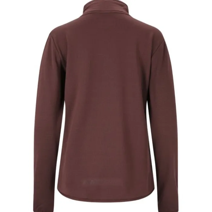 Endurance T-shirt Et Manches Longues Running^Vironic Waffle Melange Midlayer Rouge