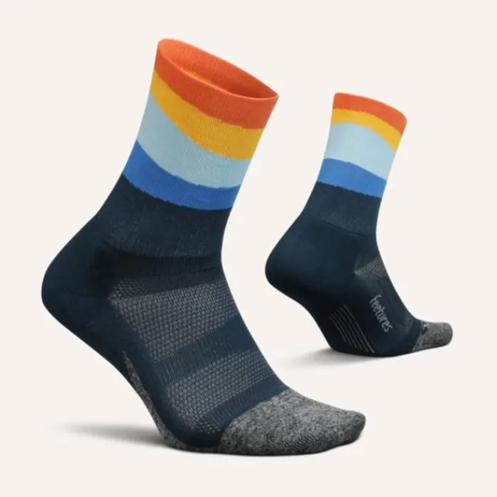 Feetures Chaussettes|Chaussettes Running^Elite Ultra Light Mini Crew Gris