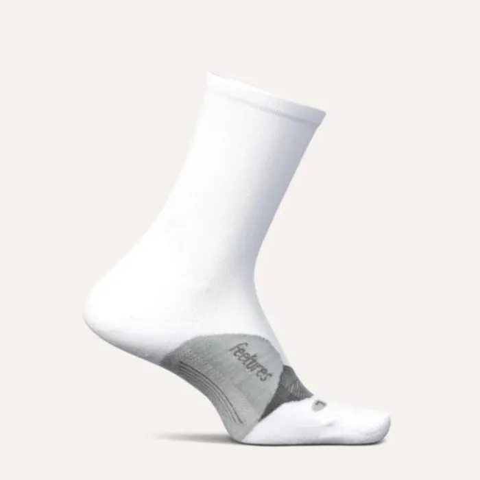 Feetures Chaussettes|Chaussettes Running^Elite Ultra Light Mini Crew Blanc