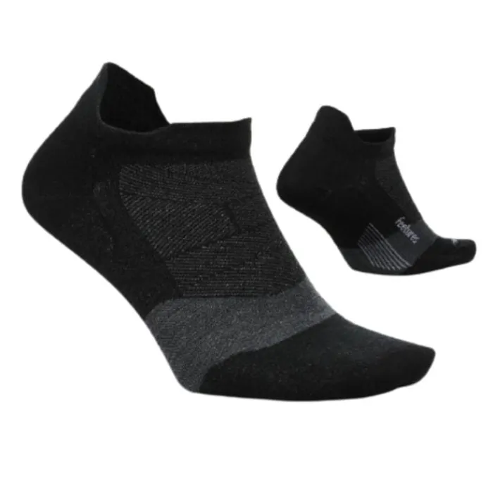 Feetures Chaussettes|Chaussettes Running^Merino 10 Ultra Light No Show Tab Noir