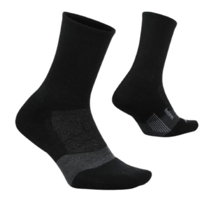 Feetures Chaussettes|Chaussettes Running^Merino 10 Ultra Light Mini Crew Noir