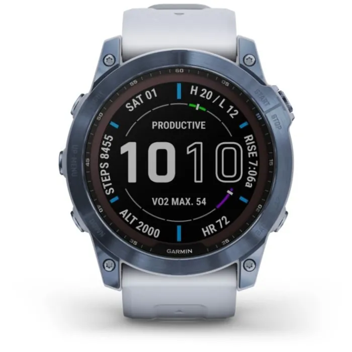 Garmin Montres Garmin|Montres Course À Pied^f® 7X Sapphire Solar Blanc