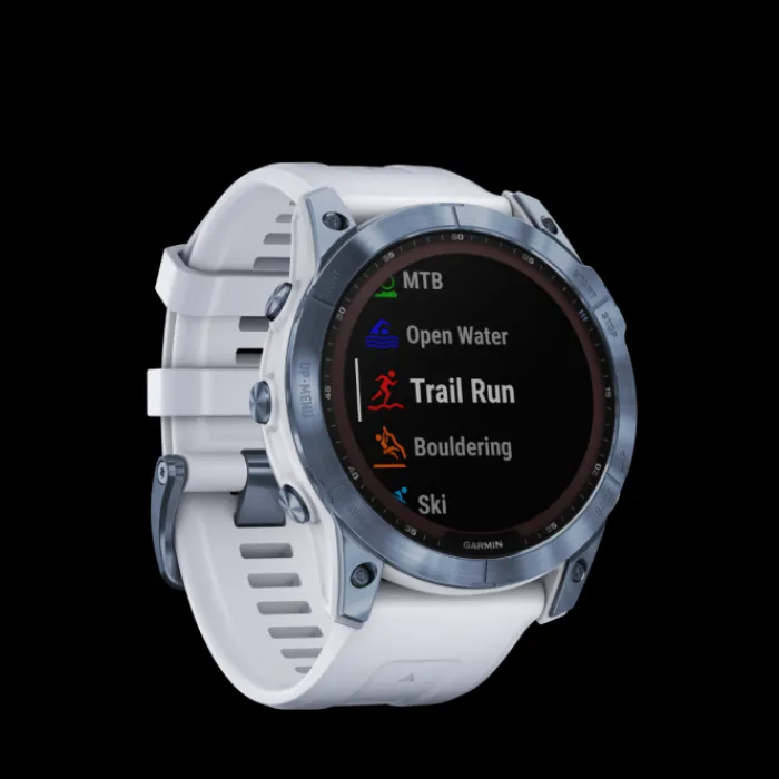 Garmin Montres Garmin|Montres Course À Pied^f® 7X Sapphire Solar Blanc