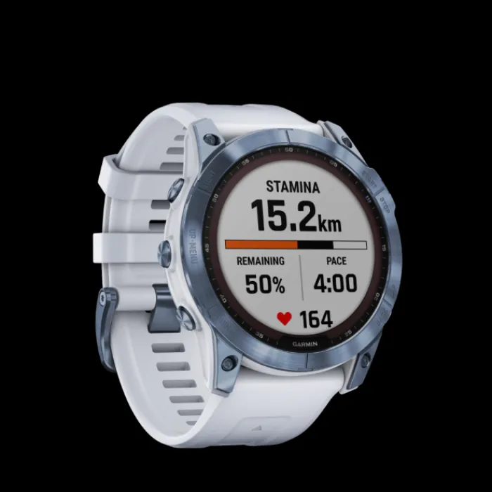 Garmin Montres Garmin|Montres Course À Pied^f® 7X Sapphire Solar Blanc