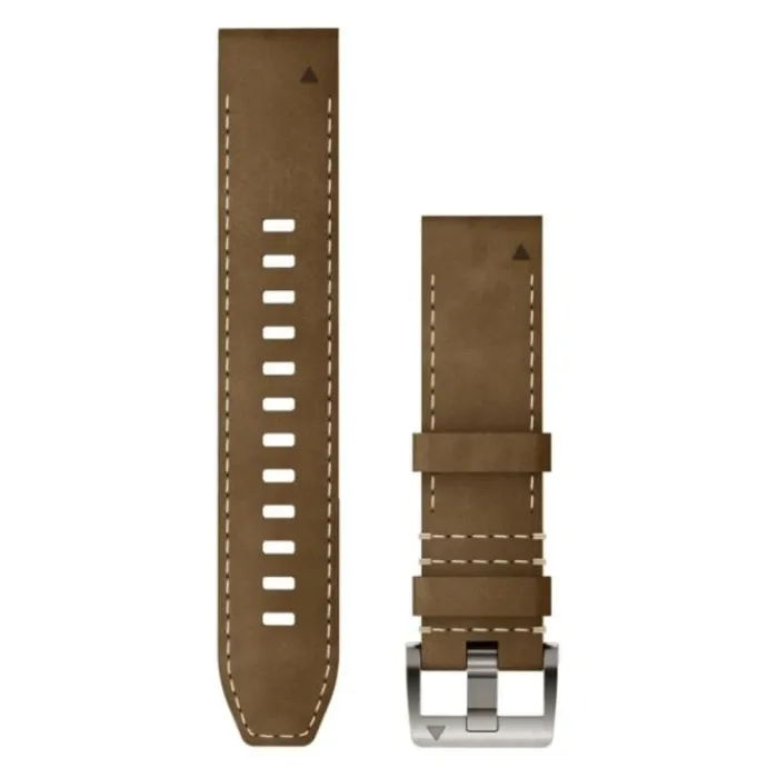 Garmin Bracelet De Montre^QuickFit® 22 Strap (Leather/Hybrid) Marron