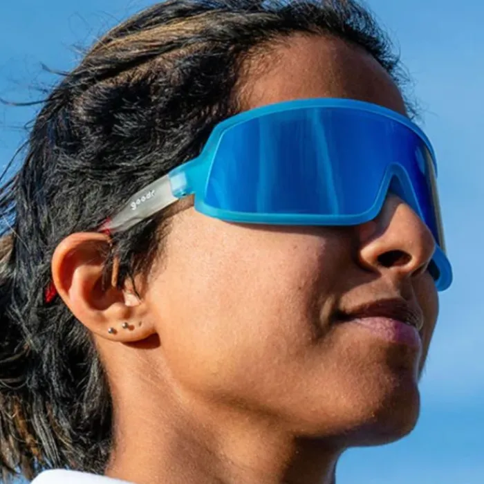 Goodr Lunettes De Running^Scream If You Hate Gravity Bleu