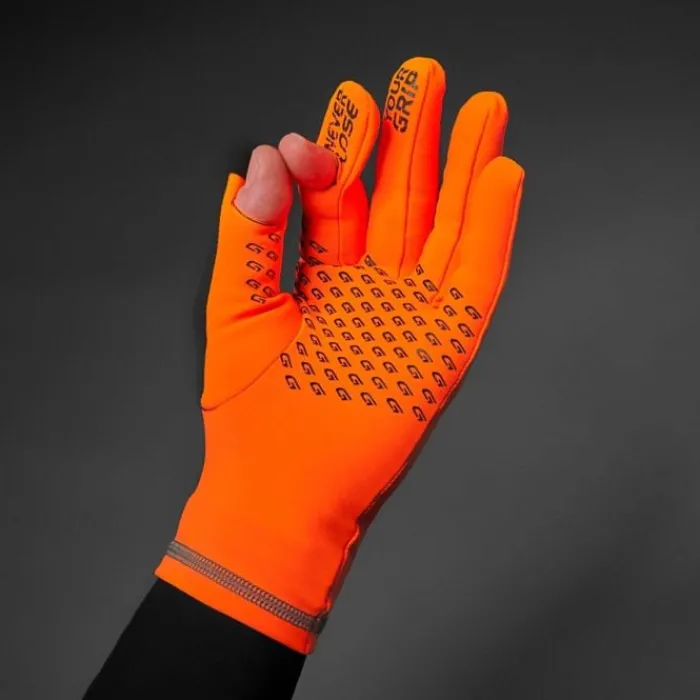 GripGrab Gants|Bonnets, Gants, Casquettes, Etc.^Running Expert Hi-Vis Winter Glove Orange