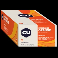 GU Energy Nutrition Sportive^Gel Caffeine 24x32g (Mandarin Orange)