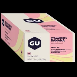 GU Energy Nutrition Sportive^Gel 24x32g (Strawberry Banana)