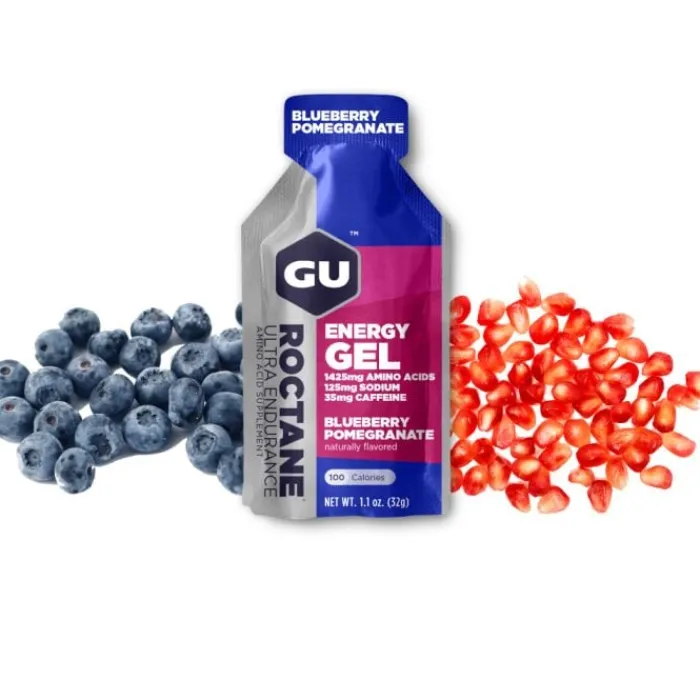 GU Energy Nutrition Sportive^Roctane Gel Caffeine (Blueberry Pomegranda)