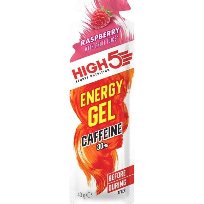 High5 Nutrition Sportive^Energy Gel Caffeine 40g Rasberry
