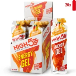 High5 Nutrition Sportive^Energy Gel Mango - Box 20x40g Blanc