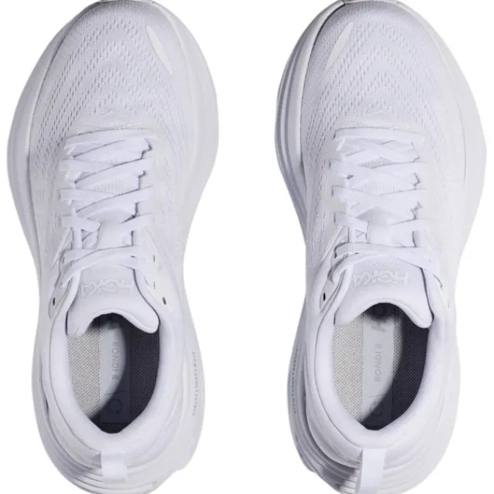 Hoka Chaussures Running Neutre|Chaussures Running Entrainement^Bondi 8 Blanc