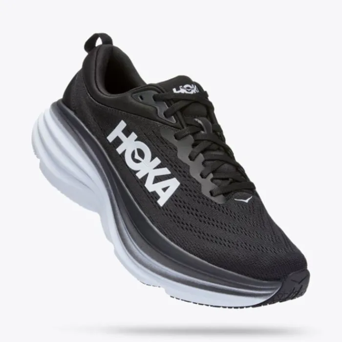 Hoka Chaussures Running Pied Large|Chaussures Running Neutre^Bondi 8 Wide Noir