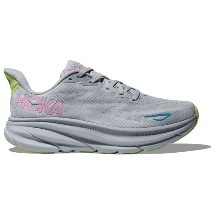 Hoka Chaussures Running Neutre|Chaussures Running Entrainement^Clifton 9 Gris