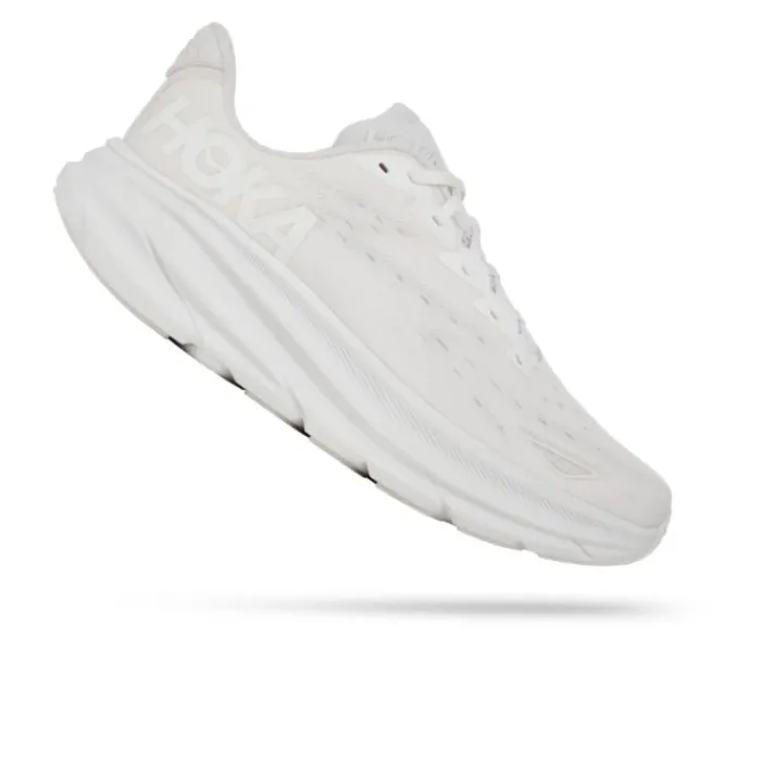 Hoka Chaussures Running Neutre|Chaussures Running Entrainement^Clifton 9 Blanc