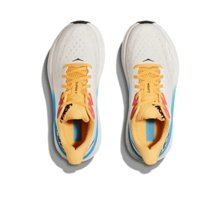 Hoka Chaussures Running Neutre|Chaussures Running Entrainement^Clifton 9 Blanc