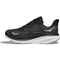 Hoka Chaussures Running Pied Large|Chaussures Running Neutre^Clifton 9 Wide Noir