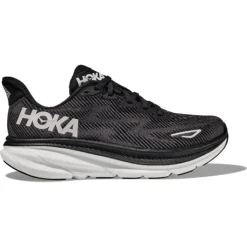 Hoka Chaussures Running Pied Large|Chaussures Running Neutre^Clifton 9 Wide Noir
