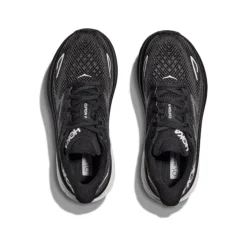 Hoka Chaussures Running Pied Large|Chaussures Running Neutre^Clifton 9 Wide Noir