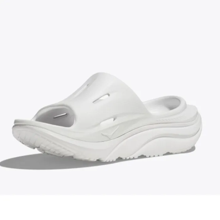 Hoka Sandales De Bain|Chaussures Running Neutre^ORA Recovery Slide 3 Blanc