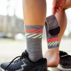 Incylence Chaussettes|Chaussettes Running^Merino Light Lanes Socks Gris