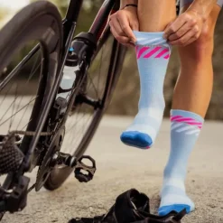 Incylence Chaussettes|Chaussettes Running^Merino Light Lanes Socks Bleu
